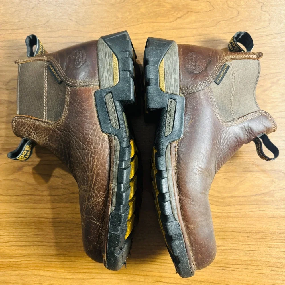 Georgia Boot Carbo-Tec LTX Waterproof Chelsea Brown Leather Work Boots GB00433 8